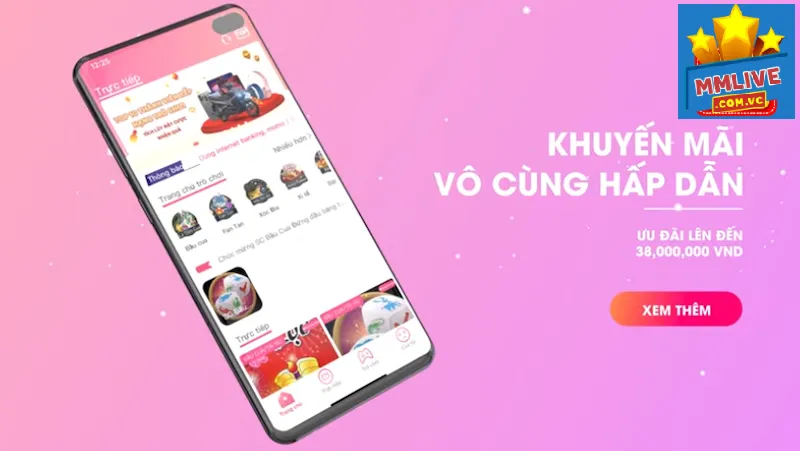 Ưu đãi khuyến mãi MMLIVE khi nạp tiền