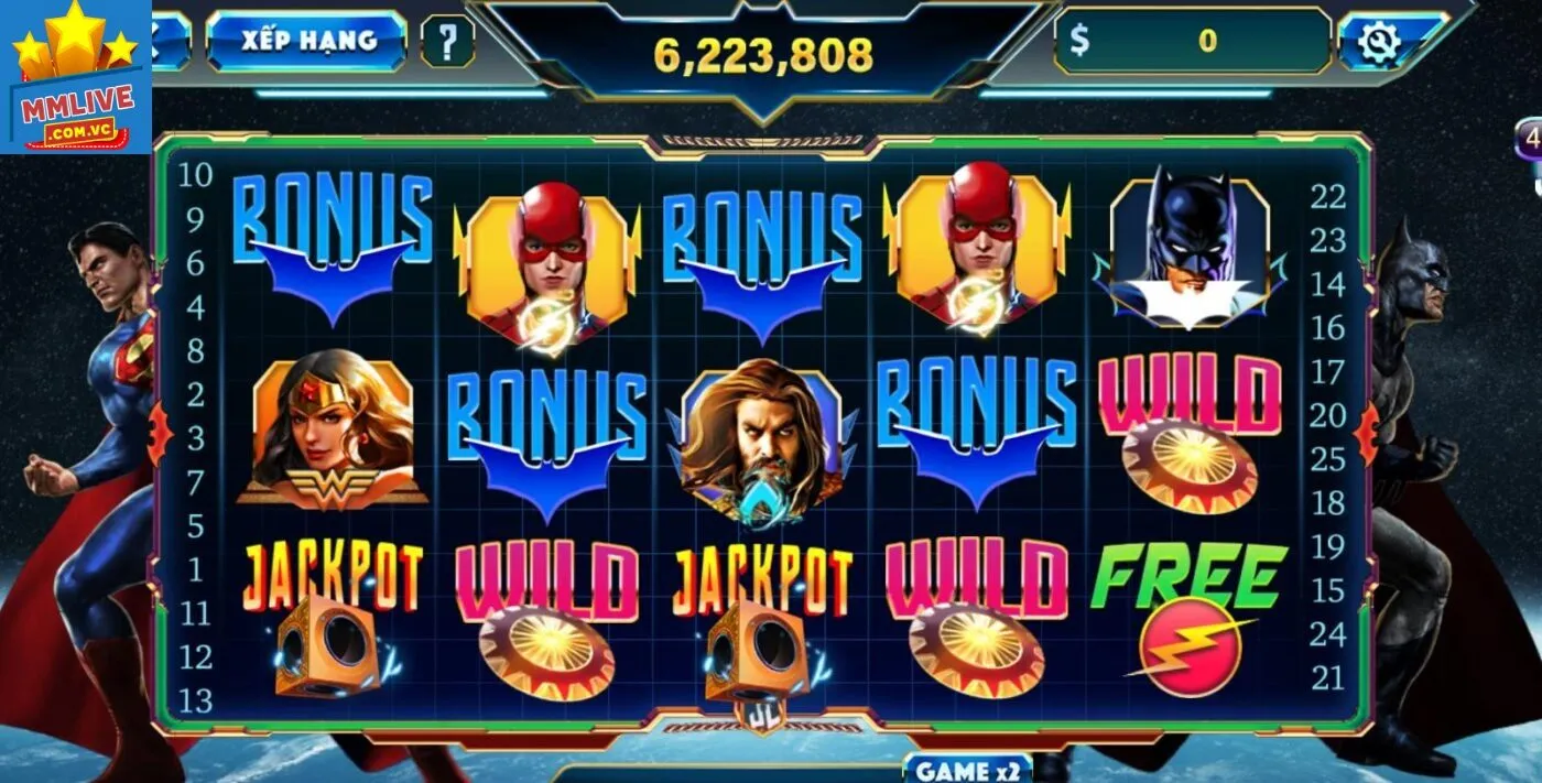 4 mẹo chơi nổ hũ Justice League tại MMLive cực kỳ hiệu quả